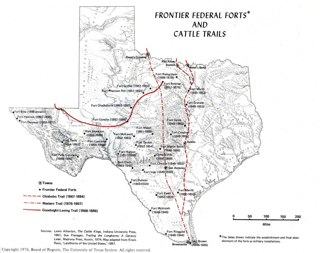 Texas Historical Maps - Perry-Castañeda Map Collection - Ut Library - Texas Trails Maps