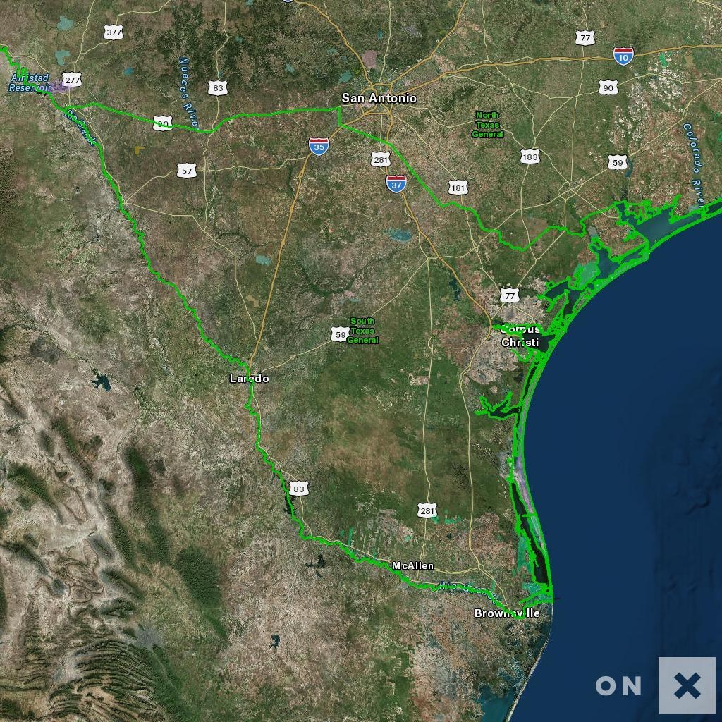 Texas Hunt Zone South Texas General Whitetail Deer - Texas Deer Hunting Zones Map