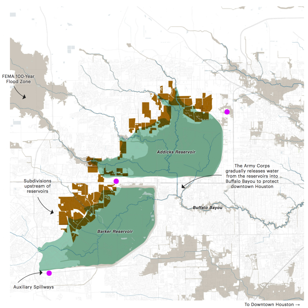 Texas Hurricane Harvey Flood Damage Lawyer | Addicks &amp;amp; Barker - Barker Texas Map