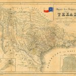 Texas Map 1849 Map Of Texas Texas Old Map Of Texas Vintage Map | Etsy   Texas Map Wall Art