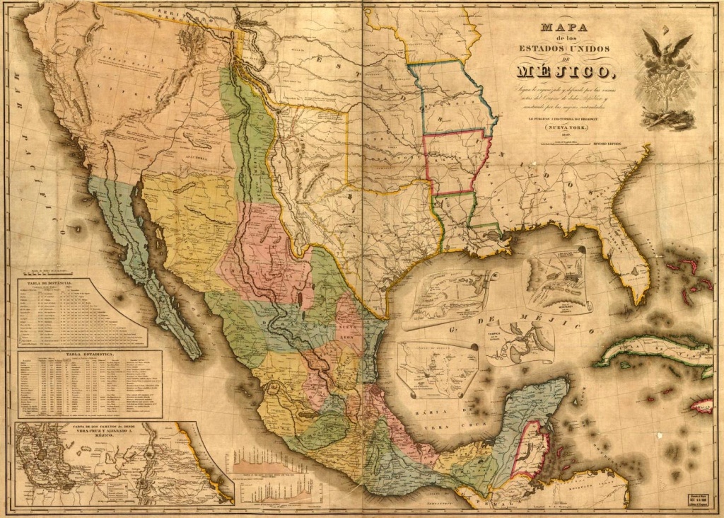 Texas Map During The Mexican War - Civil War In Texas Map