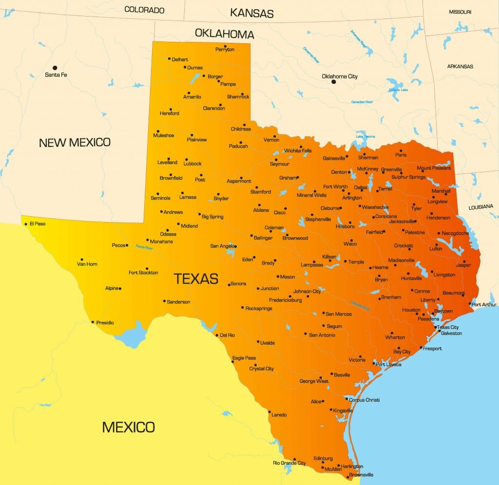 Texas Map - Guide Of The World - Where Is Amarillo On The Texas Map - Where Is Amarillo On The Texas Map