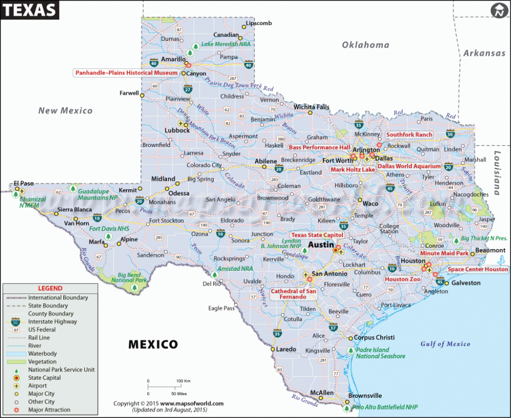 Texas Map | Map Of Texas (Tx) | Map Of Cities In Texas, Us - Colorado City Texas Map