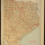 Texas Map Of Texas Wall Decor Art Road Map Large East Eastern   Texas Map Wall Art