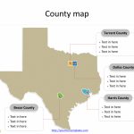 Texas Map Powerpoint Templates   Free Powerpoint Templates   Porter Texas Map