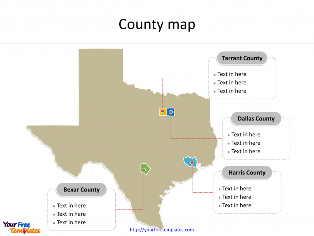 Texas Map Powerpoint Templates - Free Powerpoint Templates - Porter Texas Map