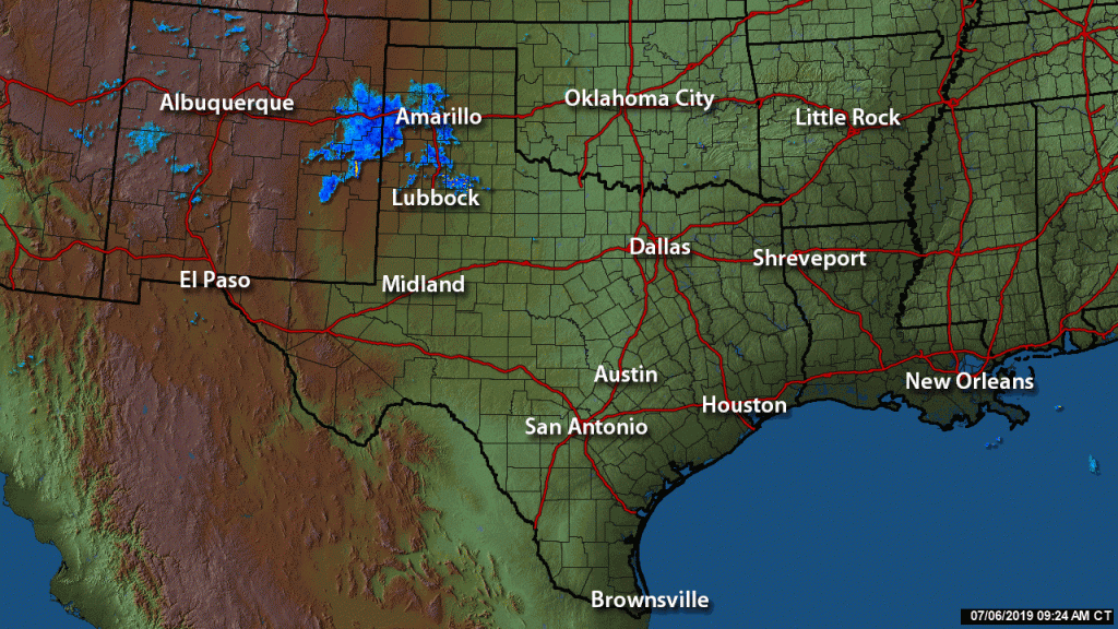 Texas Radar On Khou - Texas Radar Map