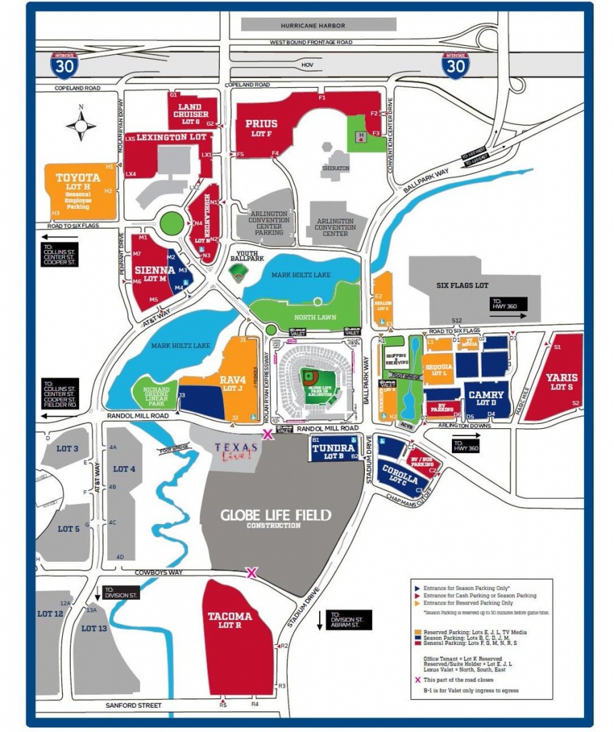 Texas Rangers On Twitter: &amp;quot;knowledge Is Power. Full #openingday - Texas Rangers Parking Map 2018