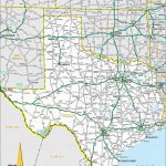 Texas Road Map   Texas Road Map With Cities And Towns