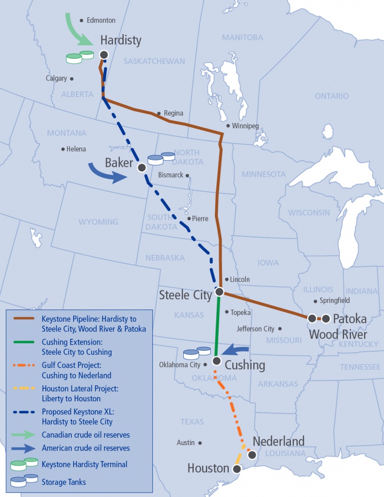 Texas Segment Of Keystone Xl Pipeline Starts Flowing - The Texas - Keystone Pipeline Map Texas