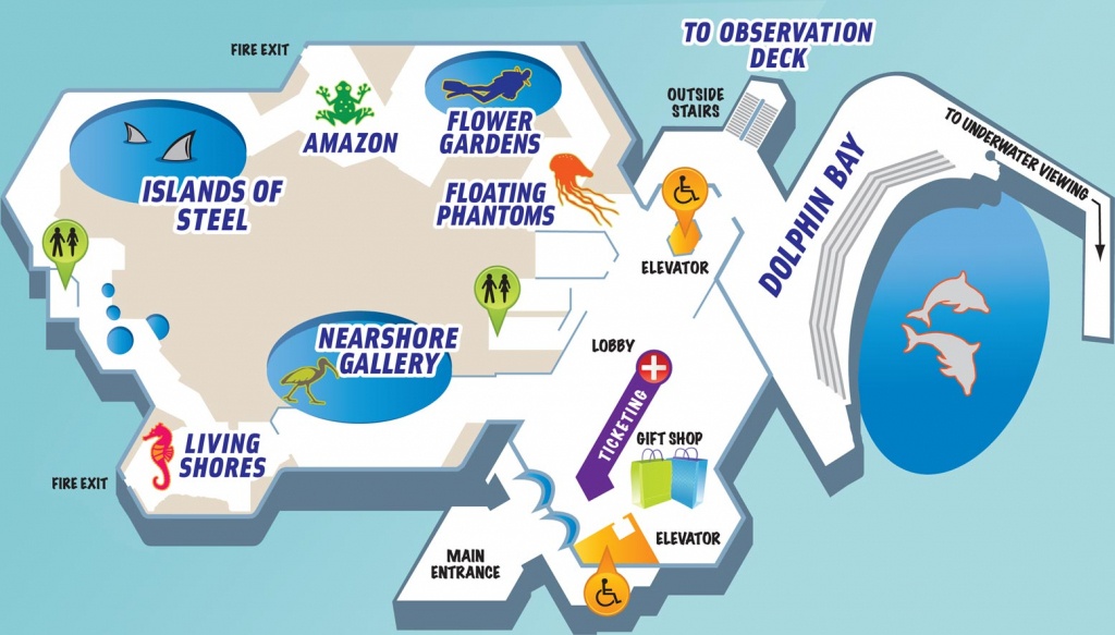 Texas State Aquarium - Texas State Aquarium Map