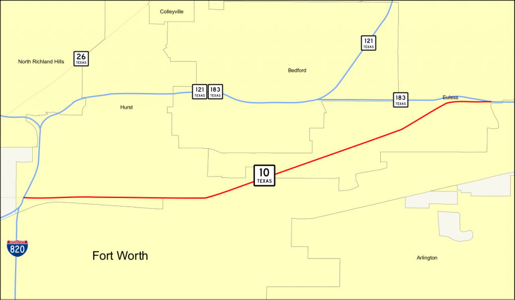 Texas State Highway 10 - Wikipedia - Van Horn Texas Map