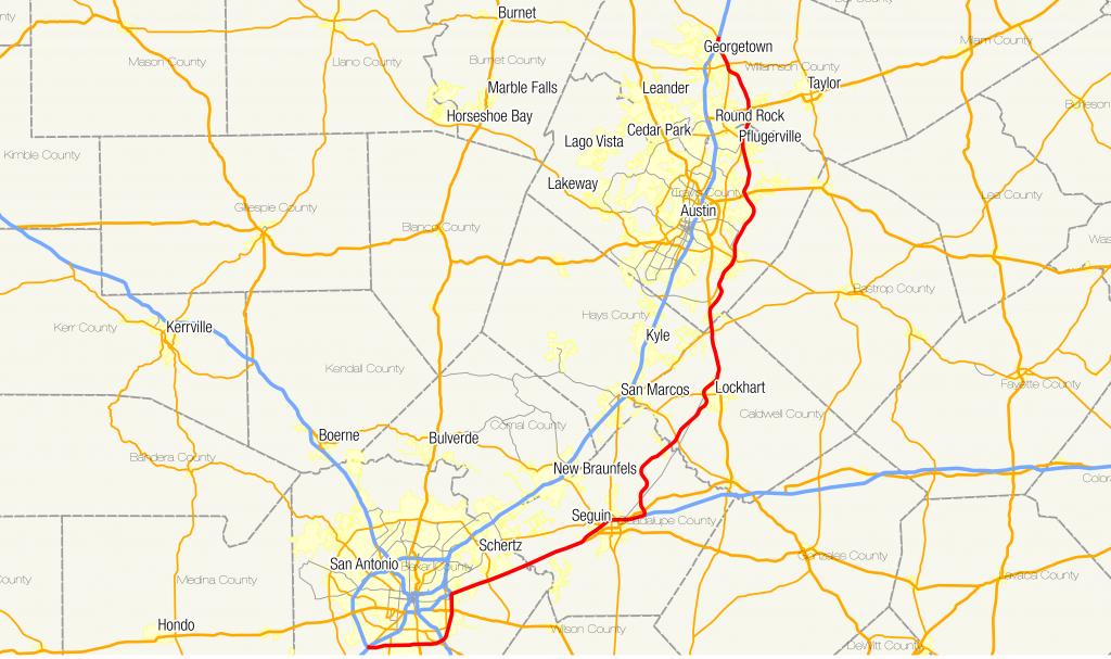 Texas State Highway 130 - Wikipedia - Georgetown Texas Map