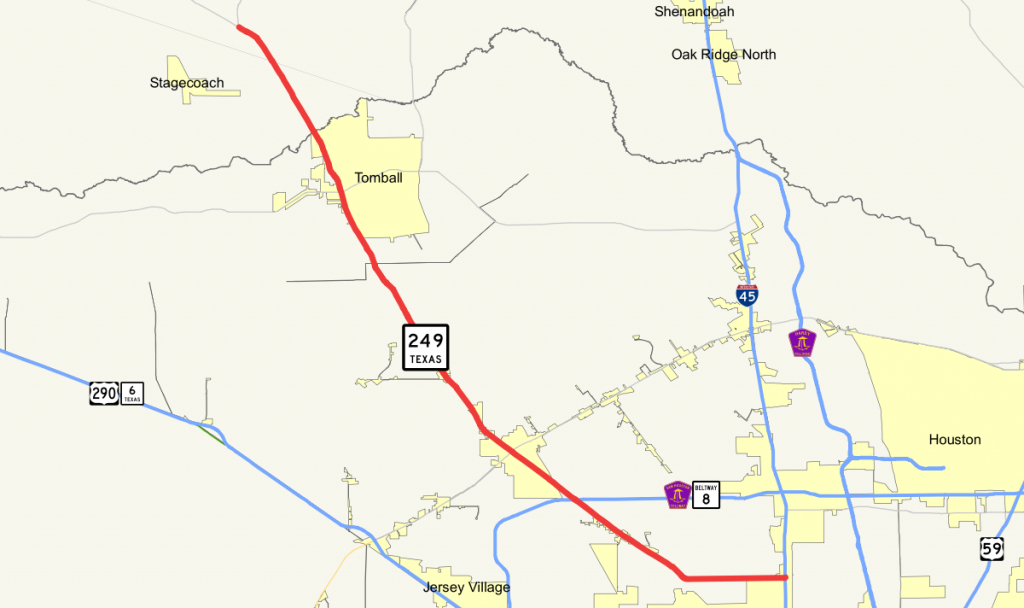 Texas State Highway 249 - Wikipedia - Magnolia Texas Map