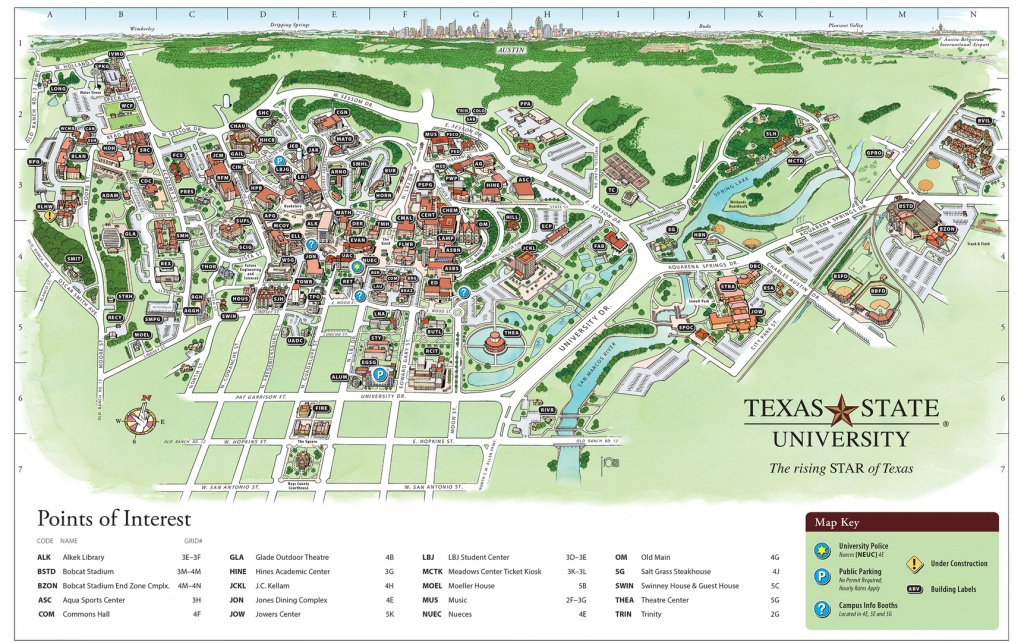 Texas State University Map (41+ Images In Collection) Page 1 - Texas State University Housing Map