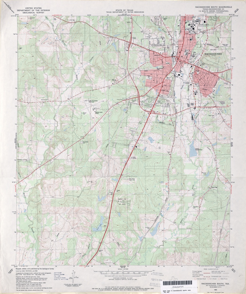 Texas Topographic Maps - Perry-Castañeda Map Collection - Ut Library - Texas Tree Map