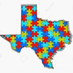 Texas Tx Puzzle Pieces Map Working Together 3D Illustration Stock   Texas Map Puzzle