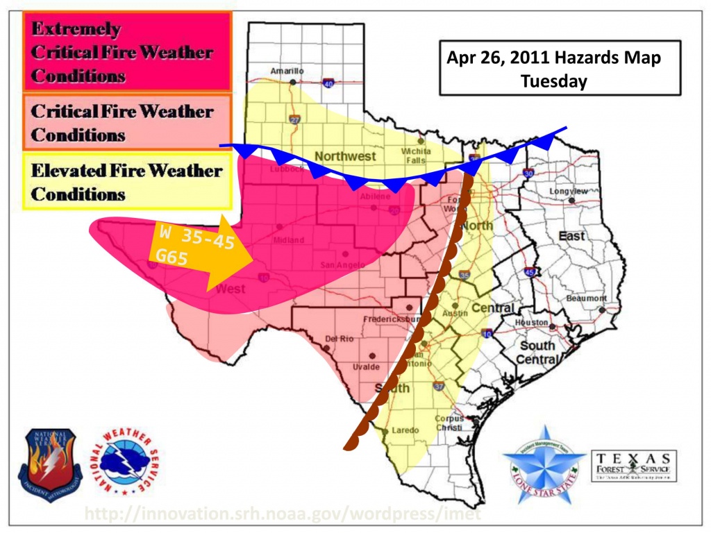 Texas Weather Map Today | Woestenhoeve - Current Texas Wildfires Map
