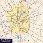 Texasfreeway > San Antonio > Historical Information > Old Road Maps   Detailed Map Of San Antonio Texas