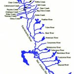 Text   California Waterways Map