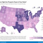 The 10 Worst States For Property Taxes | The Fiscal Times   Florida Property Tax Map