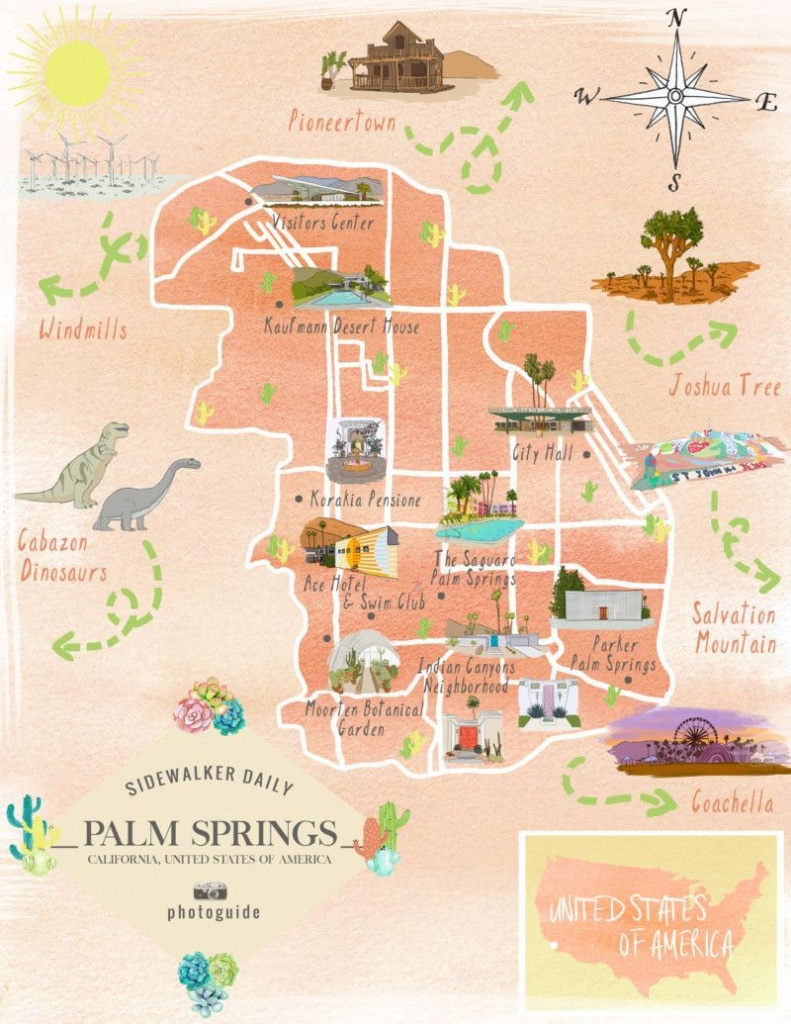 The 37 Best Places To Take Pictures In Palm Springs | Palm Springs - Map Of Palm Springs California And Surrounding Area