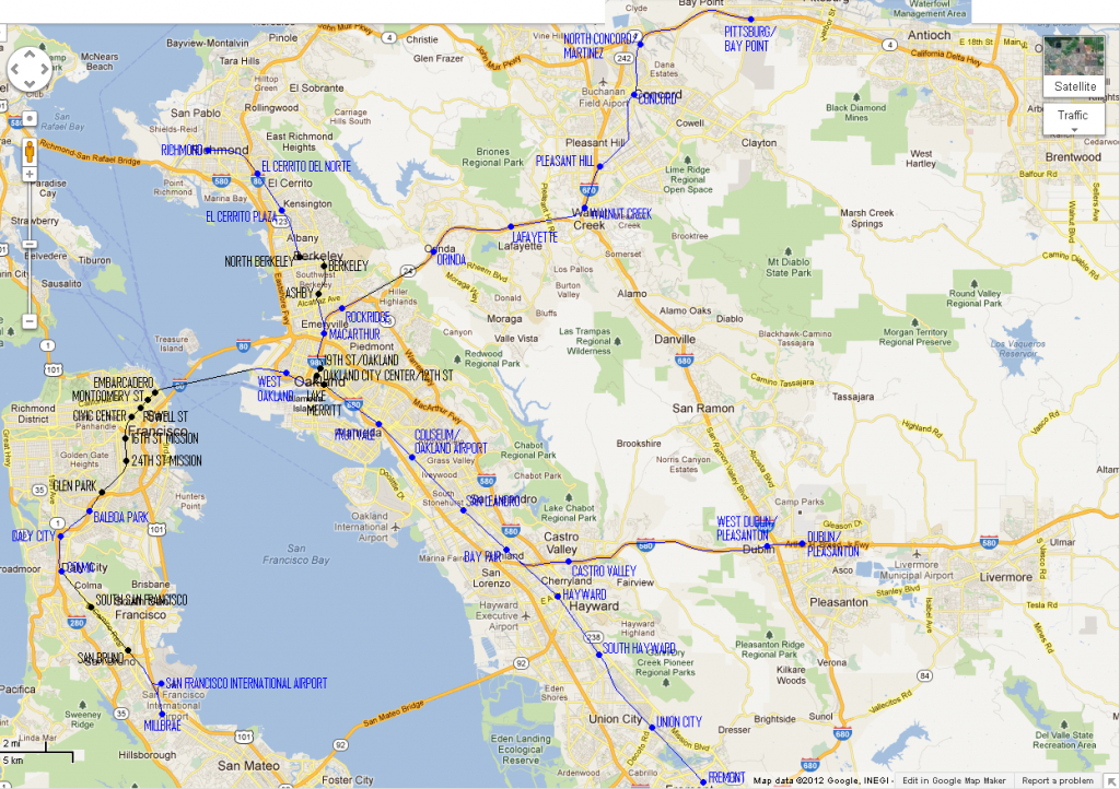 The Bart Map, To Scale – Flyga Natten - Printable Bart Map