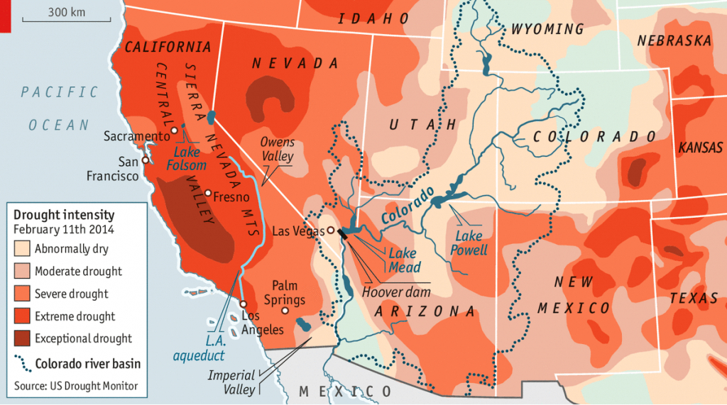 The Drying Of The West - Water - California Water Rights Map