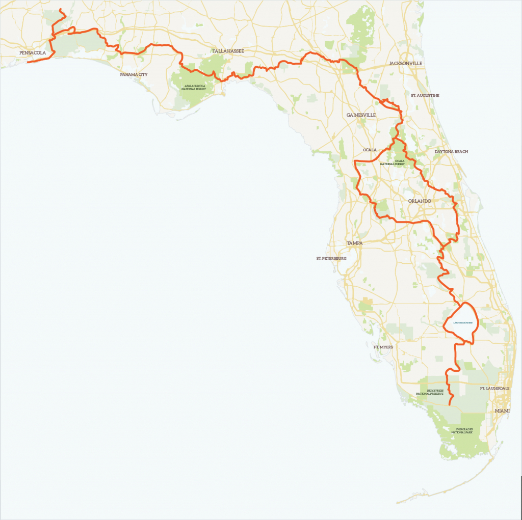 The Florida Trailregion | Florida Trail Association - Florida Scenic Trail Interactive Map