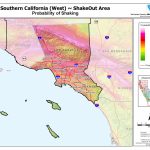 The Great California Shakeout   Southern California Coast Area   Orange County California Map