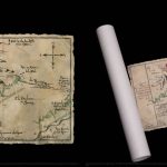 The Hobbit: An Unexpected Journey   Thorin's Map (Parchment Art   Thror&#039;s Map Printable