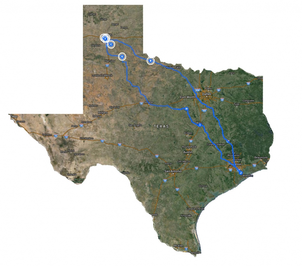 The Interstate Blog: The Texas Plains And Beyond: Palo Duro Canyon - Palo Duro Canyon Map Of Texas