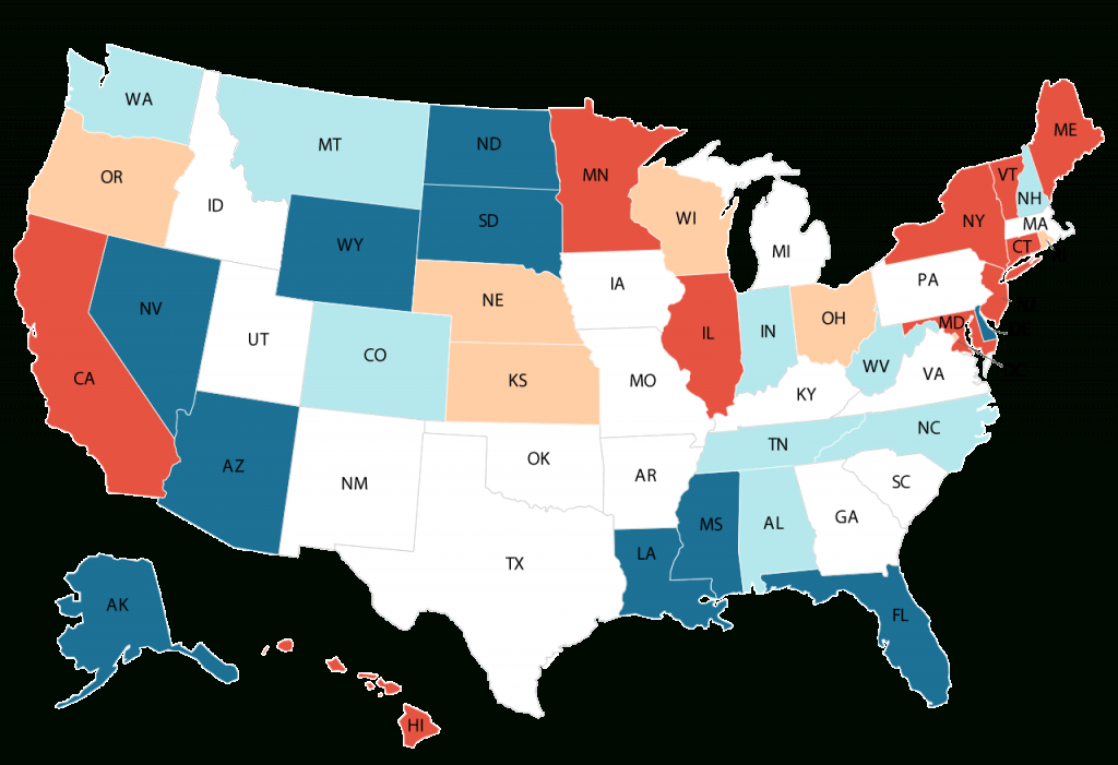 The Kiplinger Tax Map: Guide To State Income Taxes, State Sales - Texas Property Tax Map