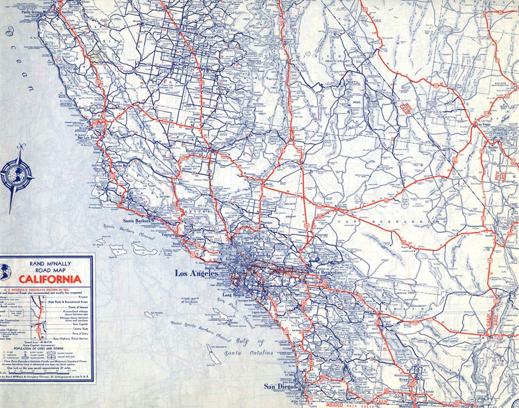 The Lost U.s. Highways Of Southern California History | Kcet - Road Map Of Southern California