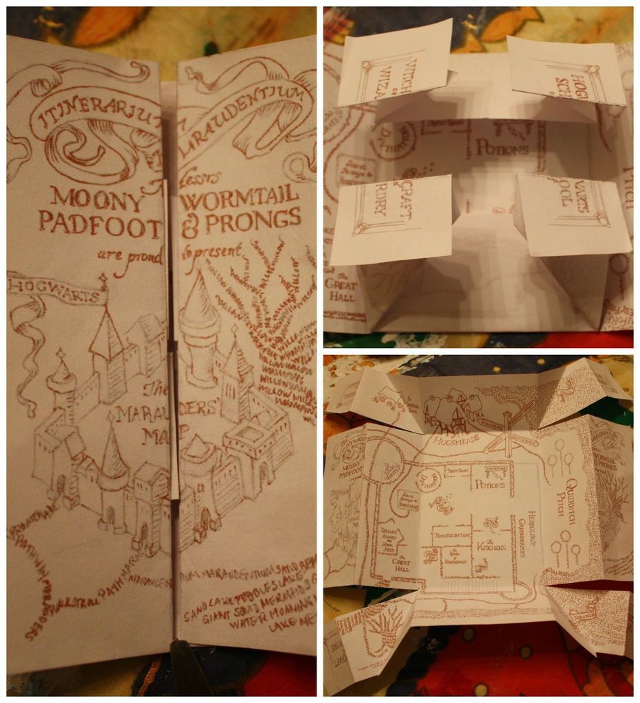 The Marauders Map | Potterlove | Harry Potter Marauders Map, Harry - The Marauders Map Printable
