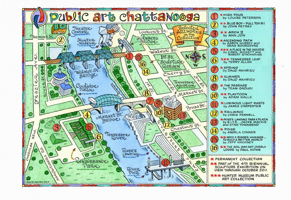 The Top 11 Shareable Innovations In Chattanooga, Tennessee - Printable Map Of Chattanooga