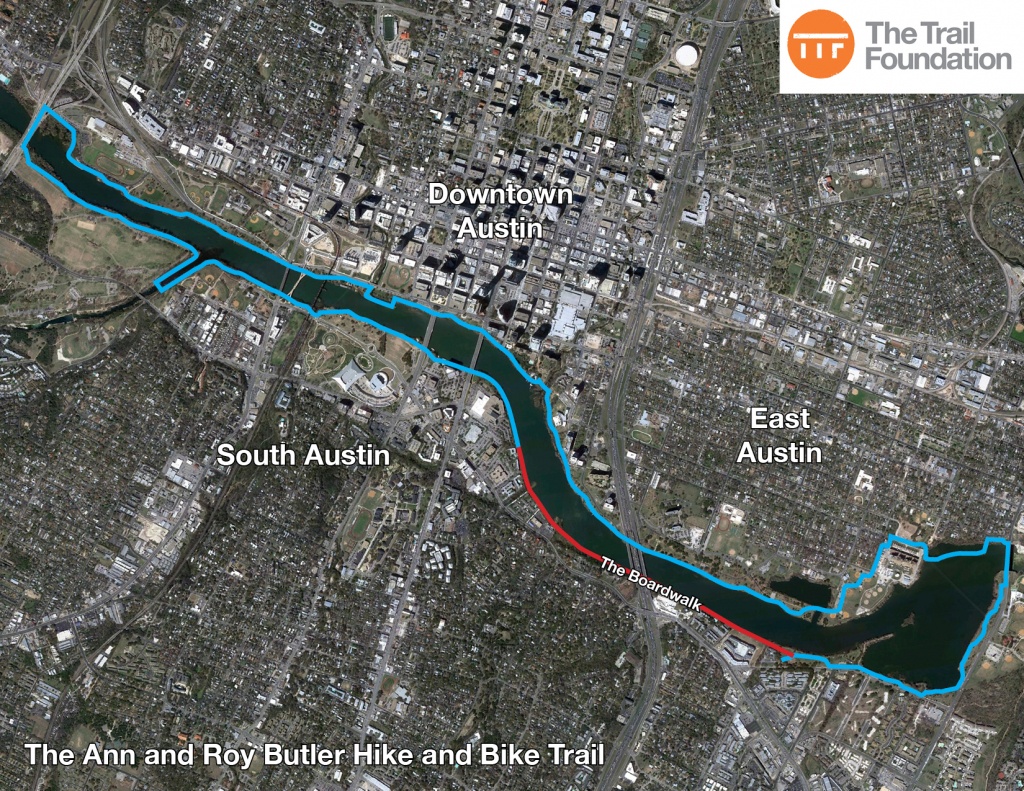 The Trail Foundation About The Butler Trail - The Trail Foundation - Austin Texas Bicycle Map