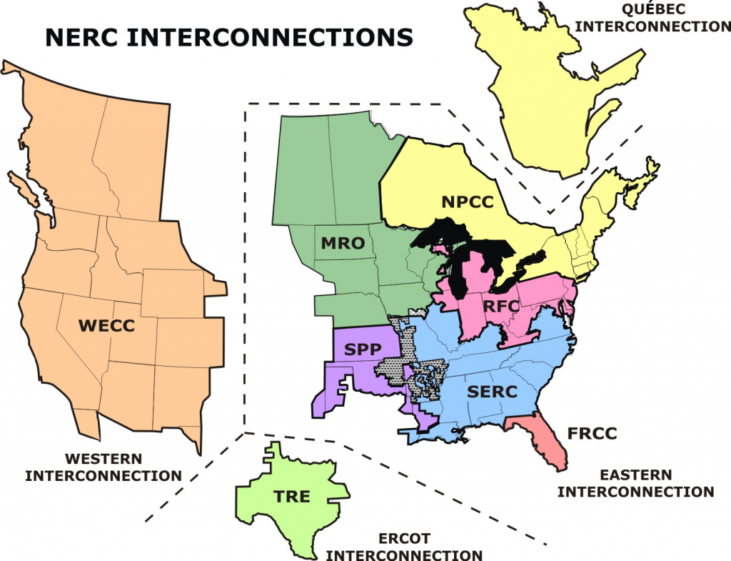 The U.s. Electricity System In 15 Maps - Sparklibrary - Texas Electric Grid Map