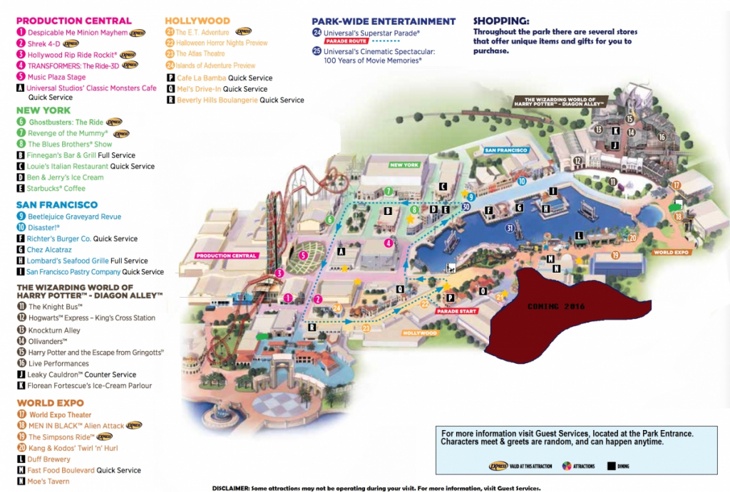 Theme Park Review • The Universal Orlando Resort Recreated On Roblox - Universal Studios Florida Citywalk Map