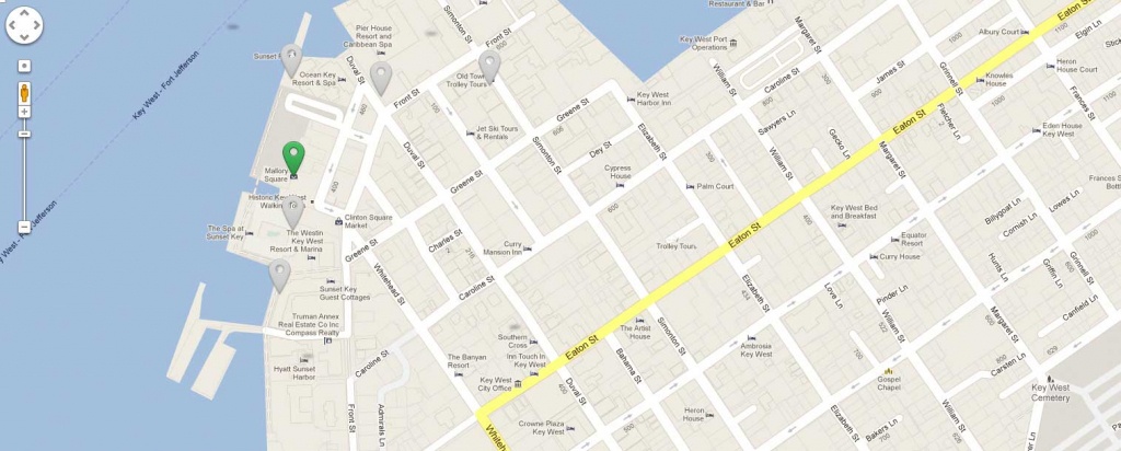 Things To Do In Key West | What To Do In Key Westmallory Square - Street Map Of Key West Florida
