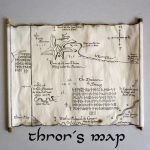 Thrór's Map Thorin's Map The Hobbit Map Map Of Erebor Lord Of The Rings Map  The Lonely Mountain Map Smaug Map Of Thror Vintage Fantasy Map   Thror&#039;s Map Printable