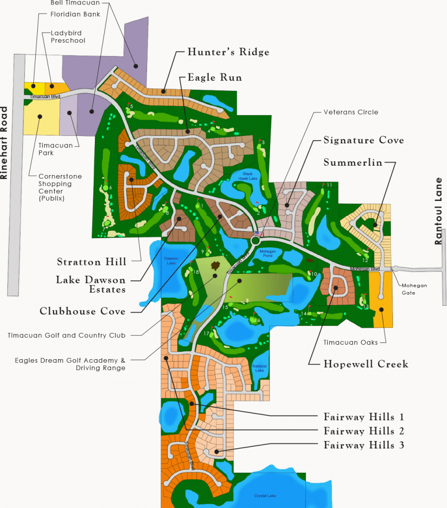 Timacuan Community Information | Lake Mary, Florida - Map Of Lake Mary Florida And Surrounding Areas