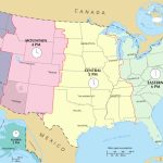 Time In The United States   Wikipedia   Time Zone Map Usa Printable With State Names