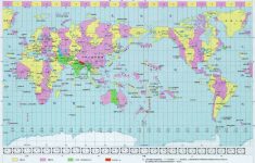 World Time Zone Map Printable Free