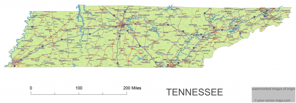 Tn County A Map Of Tennessee Cities - Maplewebandpc - Printable Map Of Tennessee Counties And Cities