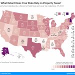 To What Extent Does Your State Rely On Property Taxes? | Tax Foundation   Florida Property Tax Map