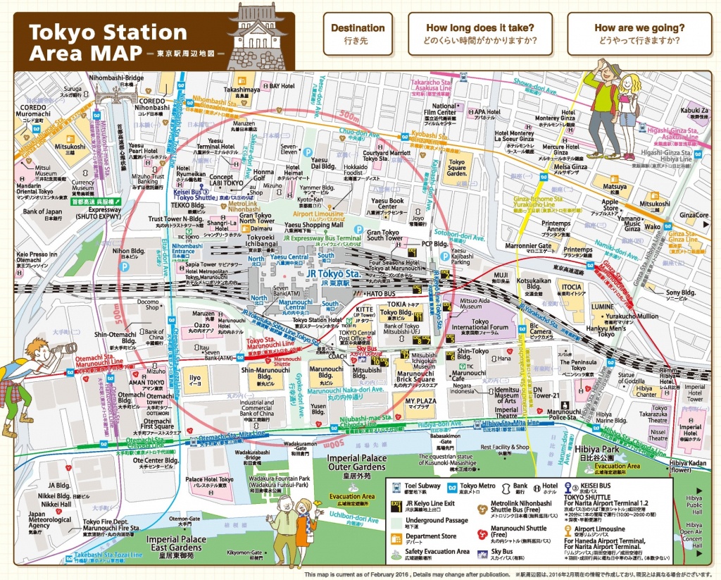 Tokyo Station Area Map - Printable Map Of Tokyo