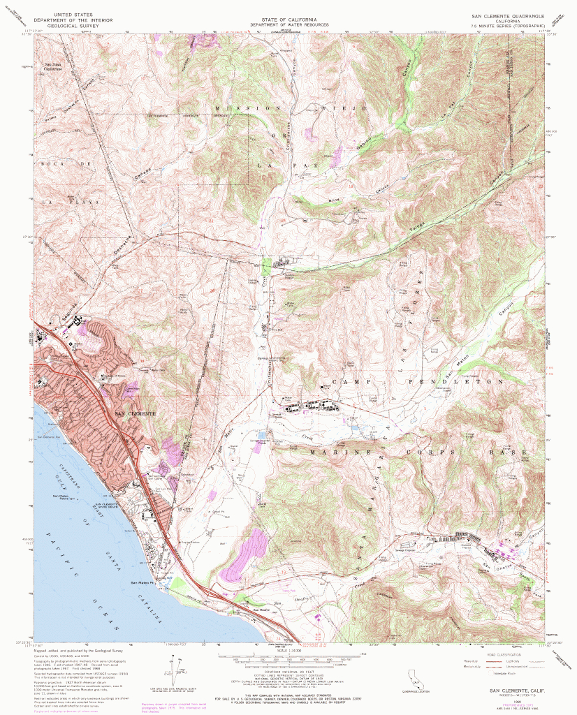Topographic Maps Of San Diego County, California - Usgs Maps California