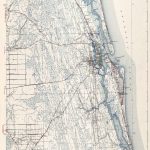 Topographical Map Print   St Augustine Florida Quad   Usgs 1943   17 X 22   Map Of St Johns County Florida