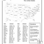 Tornado Map Activity Sheet | This Is An Easier Level Than The Other   Printable Map Worksheets